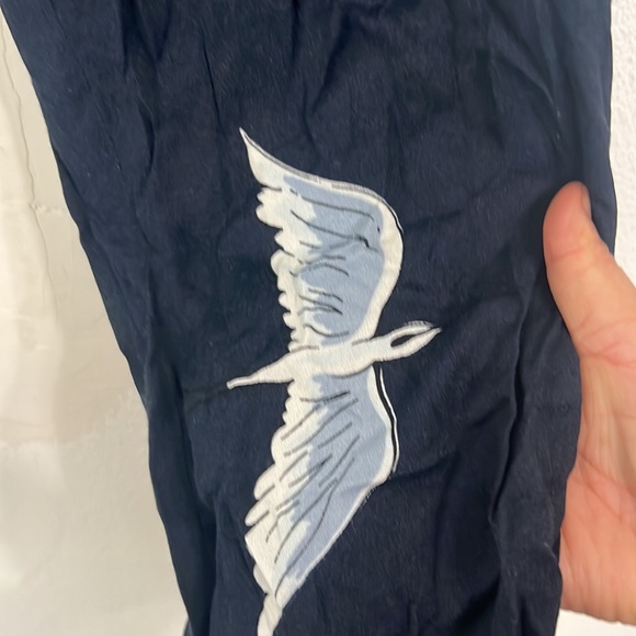 Reformation Bellini Pants Sparrow Print High Rise Crop Straight Leg - Picture 5 of 8